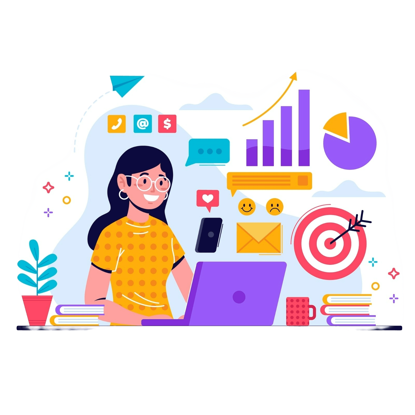 Digital Marketing Illustration