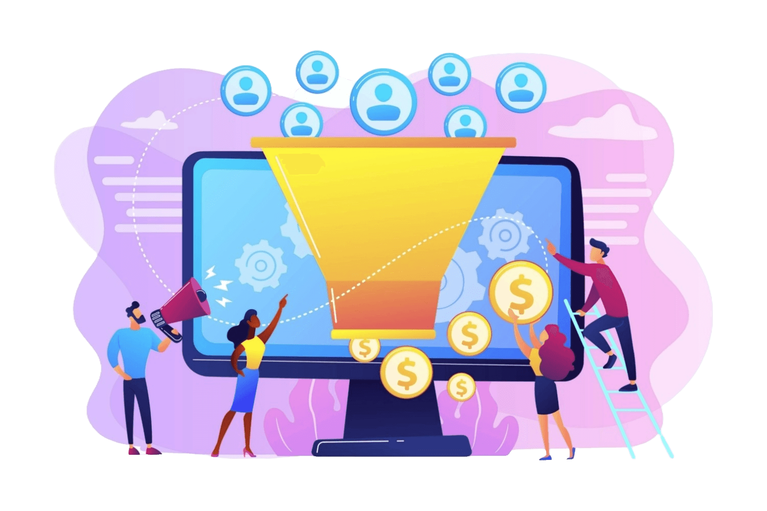 Lead Generation Illustration